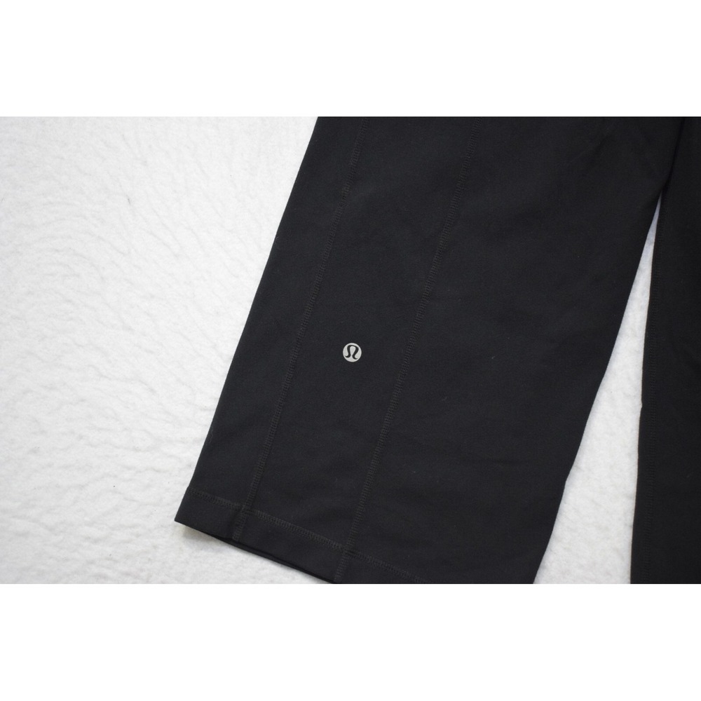 Lululemon Leggings Capri Pants Black Performance Stretch Womens Size 4 x 21"